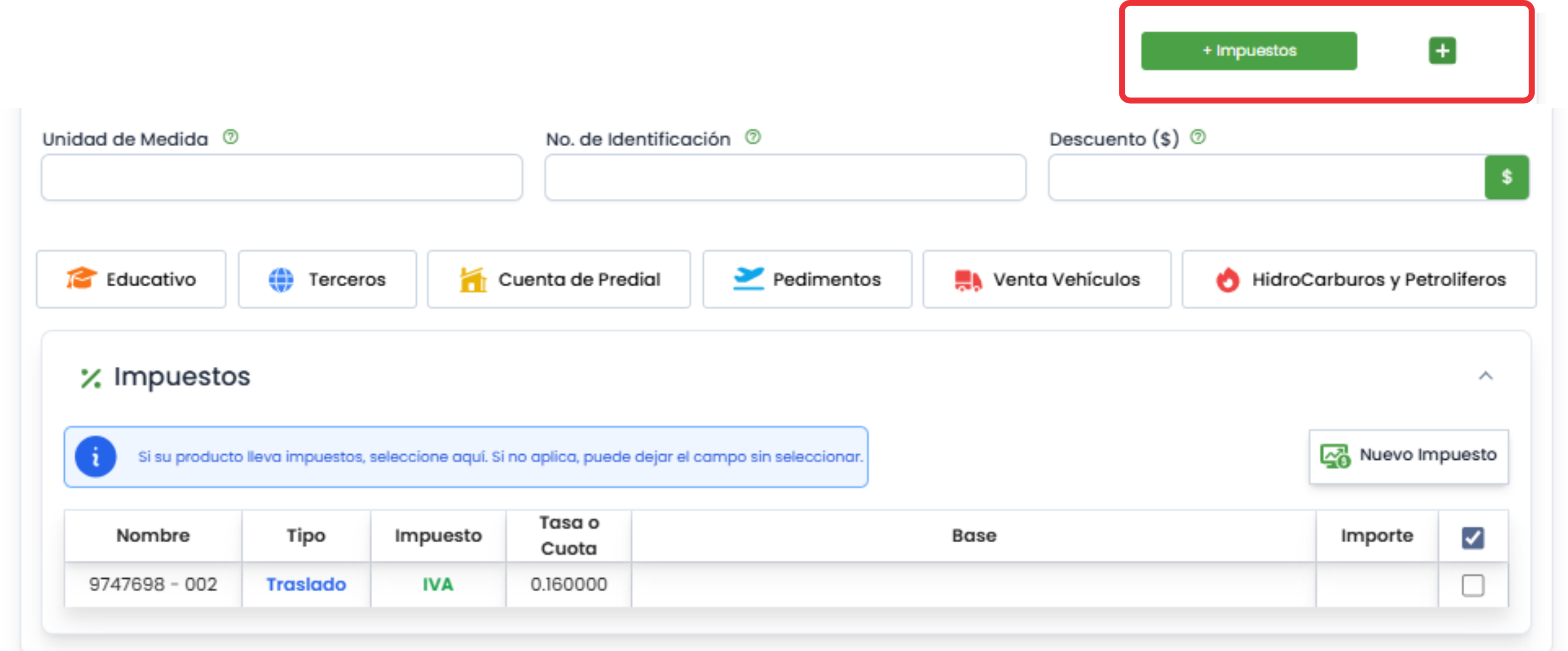 Otros impuestos locales